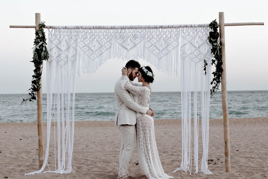couple celebrating their destination wedding in Ireland